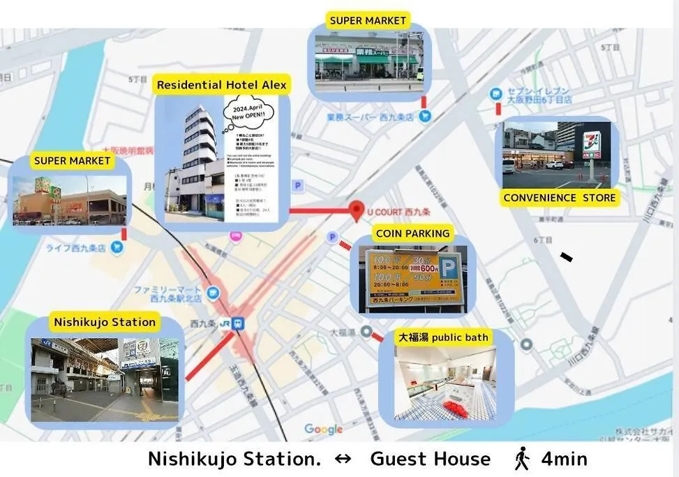 501,Open Sale,Residential Hotel Alex Osaka Japonia